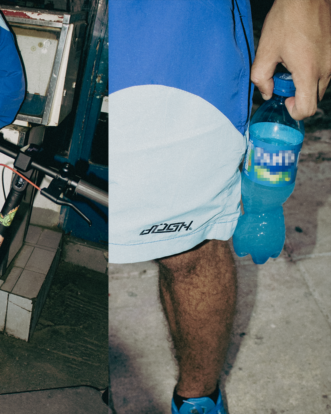 7. Windbreaker Short (Blue)
