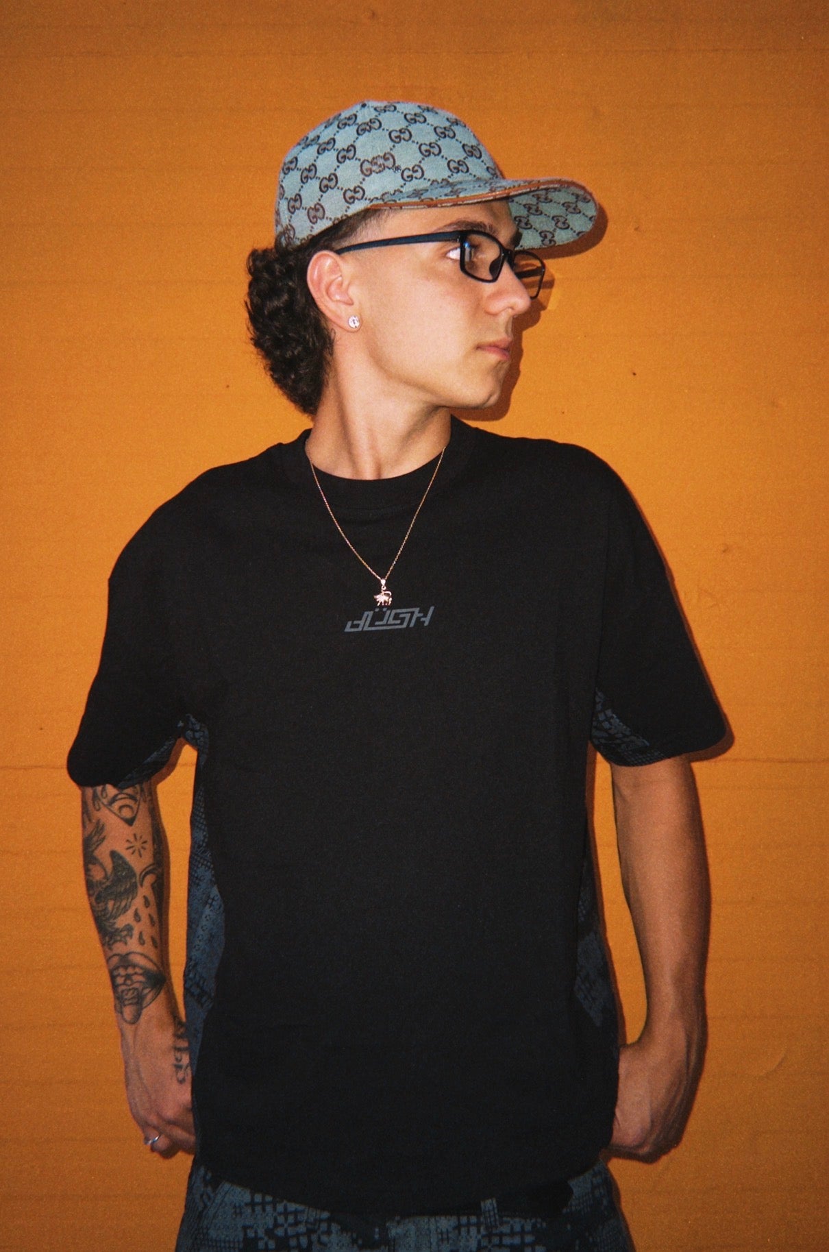 Camo T-Shirt "Black"