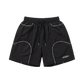 "Reflective" Windbreaker Shorts (Black)